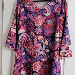 Colorful Paisley Women's Top